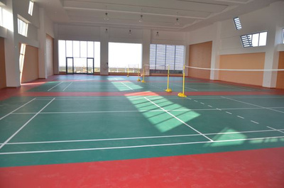 pvc羽毛球场建设